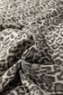 Western Leopard Print Elastic Waist Pull On Wide Leg Jeans