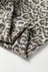 Western Leopard Print Elastic Waist Pull On Wide Leg Jeans