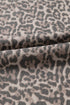 Western Leopard Print Frayed High Waist Wide Leg Jeans