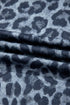 Western Leopard Print Frilled Drawstring Wide Leg Pants