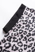 Western Leopard Print Patchwork Blocked T Shirt
