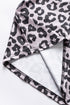 Western Leopard Print Patchwork Blocked T Shirt