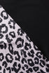 Western Leopard Print Patchwork Blocked T Shirt