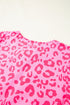 Western Leopard Print Puff Sleeve A Line Mini Dress