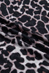 Western Leopard Print Sheer Mesh Short Sleeve Top