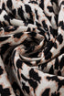 Western Leopard Print Tiered Wide Sleeve Maxi Dress