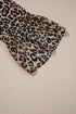 Western Leopard Print V Neck H Line Mini Dress