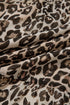 Western Leopard Print V Neck H Line Mini Dress
