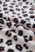Western Leopard Print Waffle Knit Quilted Patchwork Jacket