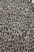 Western Leopard Print Wide Leg Denim Overall Jumpsuit