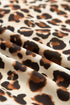 Western Leopard Striped Patchwork Three Quarter Sleeve Mini Dress