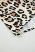 Western Leopard Striped Print V Neck Half Sleeve Blouse