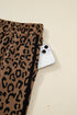 Western Leopard Varsity Striped Long Sleeve Pant Set