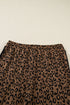 Western Leopard Varsity Striped Long Sleeve Pant Set