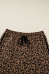 Western Leopard Varsity Striped Long Sleeve Pant Set