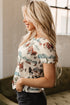 Western Mustang And Cactus Print Fitted Tee