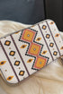 Western Patterned Square Faux Leather Adjustable Strap Shoulder Bag