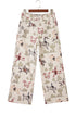 Western Print Straight Leg Ankle Length Pocketed Jeans