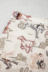 Western Print Straight Leg Ankle Length Pocketed Jeans