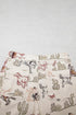 Western Print Straight Leg Ankle Length Pocketed Jeans