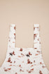 Western Printed Adjustable Strap Wide Leg Denim Jumpsuit