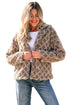 Western Rhombus Sherpa Fleece Zip Up Hooded Jacket