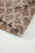 Western Rhombus Sherpa Fleece Zip Up Hooded Jacket