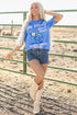 Western Rodeo Graphic Print Short Sleeve Tee