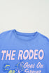 Western Rodeo Graphic Print Short Sleeve Tee