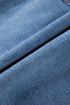 Western Seam Detail Pocketed Cuffed Hem Denim Shorts