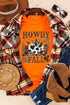Western Slogan Graphic Print Short Sleeve Tee