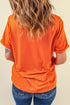 Western Slogan Graphic Print Short Sleeve Tee