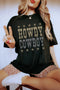 Western Star Lettering Graphic Print Loose Fit Tee