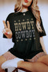 Western Star Lettering Graphic Print Loose Fit Tee