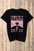 Western Steer Head Graphic Print Rolled Cuff Tee