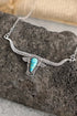Western Steer Head Pendant Alloy Chain Necklace