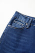 Western Stitch Patched Pocket Wide Leg Bootcut Jeans