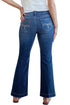 Western Stitch Patched Pocket Wide Leg Bootcut Jeans