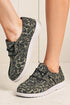 Western Style Animal Pattern Canvas Low Top Sneakers