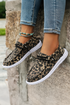 Western Style Animal Pattern Canvas Low Top Sneakers