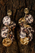 Western Style Animal Pattern Disc Dangle Earrings