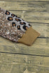 Western Style Bleached Leopard Print Long Sleeve Top