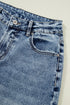 Western Style Cuffed Straight Loose Denim Jeans