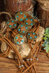 Western Style Layered Cord Stone Tassel Belt