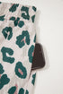 Western Style Leopard Print Contrast Trim Short Set