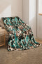 Western Style Leopard Print Flannel Fleece Blanket