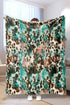 Western Style Leopard Print Flannel Fleece Blanket