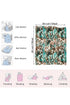 Western Style Leopard Print Flannel Fleece Blanket