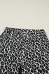 Western Style Leopard Print Relaxed Barrel Jeans