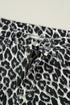 Western Style Leopard Print Relaxed Barrel Jeans